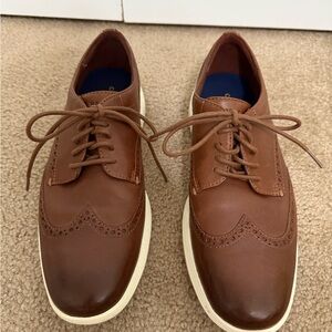 Cole Haan Brown Leather Oxfords